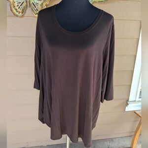 🧨 3 for $15 Blue Sky Clothing Co Brown Top